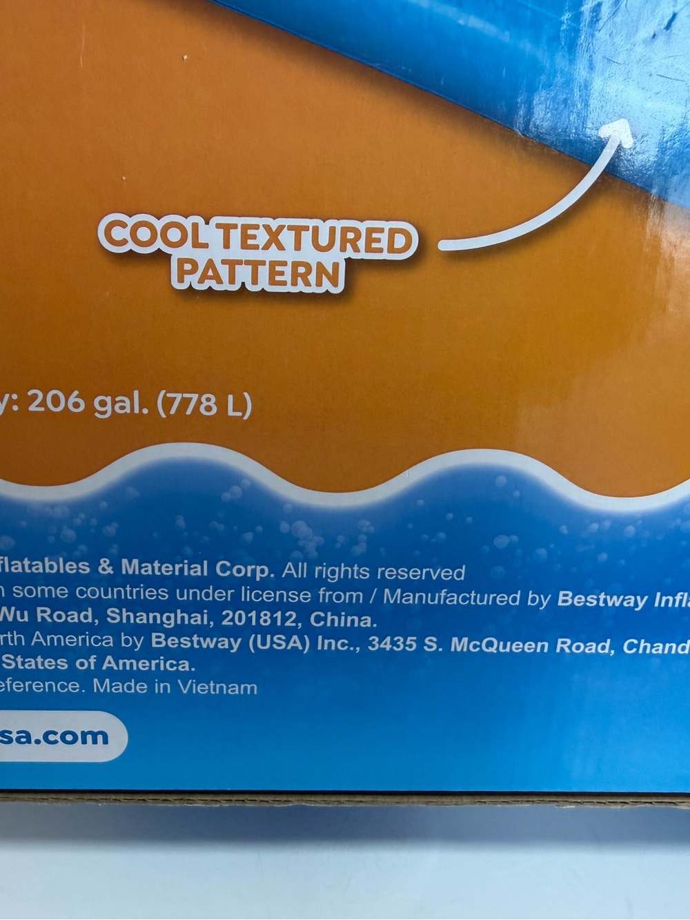 Blue Rectangular Kids Swim Pool - Picture 5 of 8
